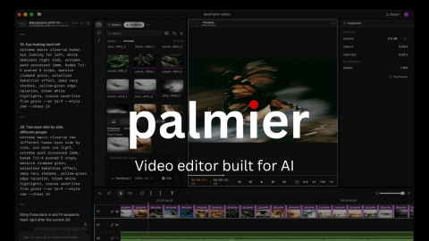 Palmier Pro 0.7.6 for Mac:专为 AI 打造的原生视频编辑器