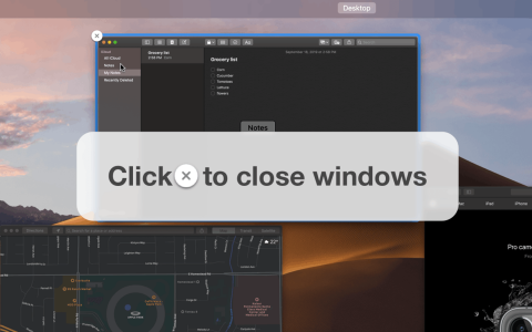 Mission Control Plus 1.27 for Mac:在调度中心里直接关窗口并用键盘管理