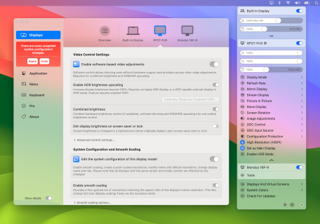 BetterDisplay 5.0.6 for Mac 让显示器缩放、亮度和画面控制更灵活